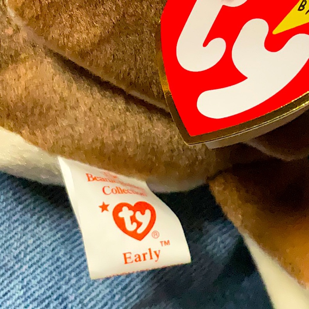 Retired 1997 “Early” The Red Breasted Robin Beanie Baby. Tush Tag Error - Picture 7 of 8